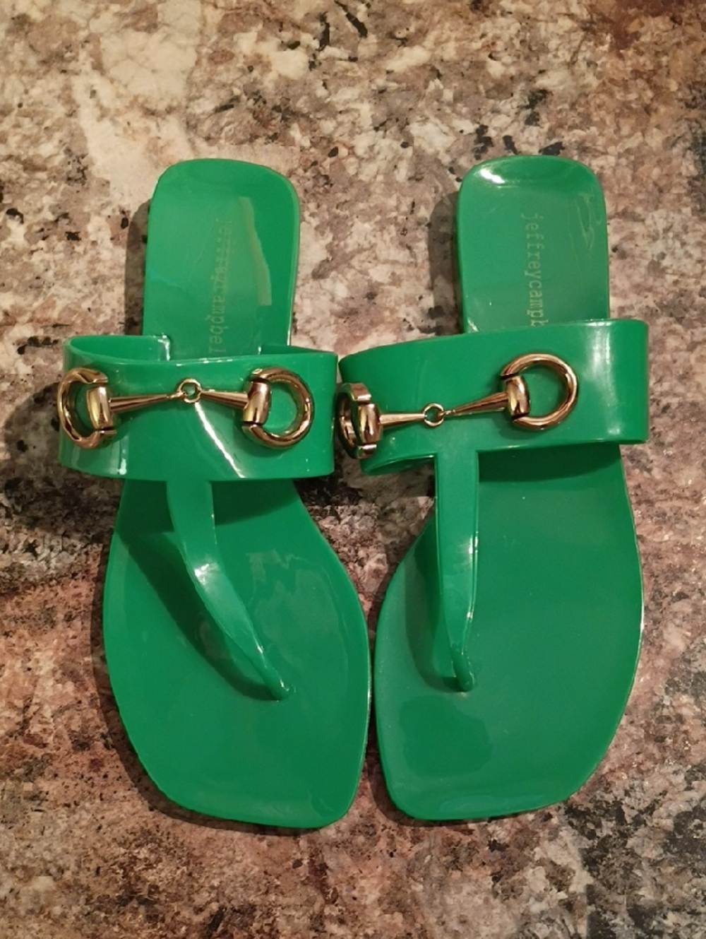 Jeffrey Campbell A-Lil-Bit Jelly Sandals